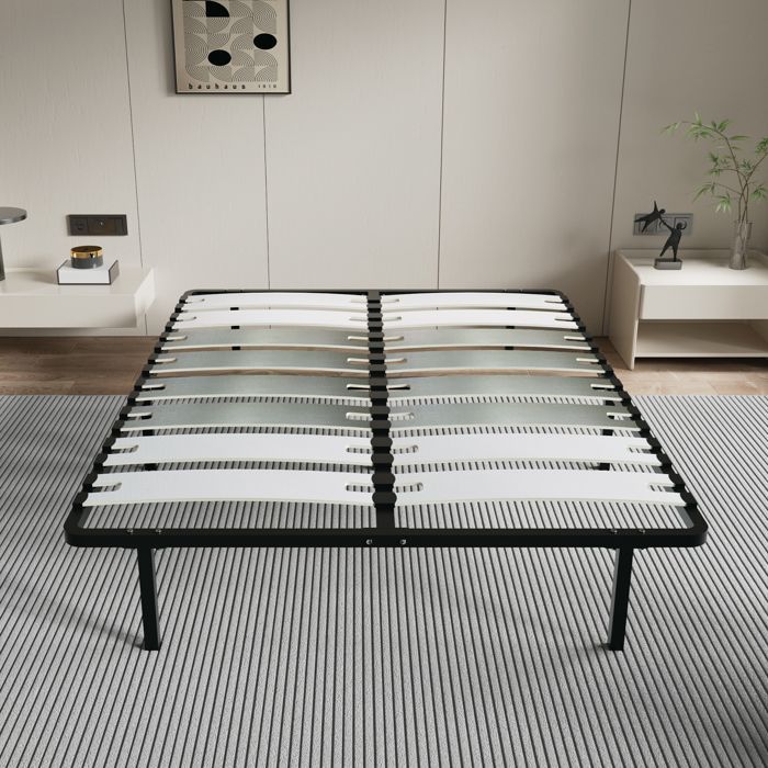 160x200cm lattenbodem CONFORTKIT - DEWINNER - 18 houten latten - 6 poten inbegrepen