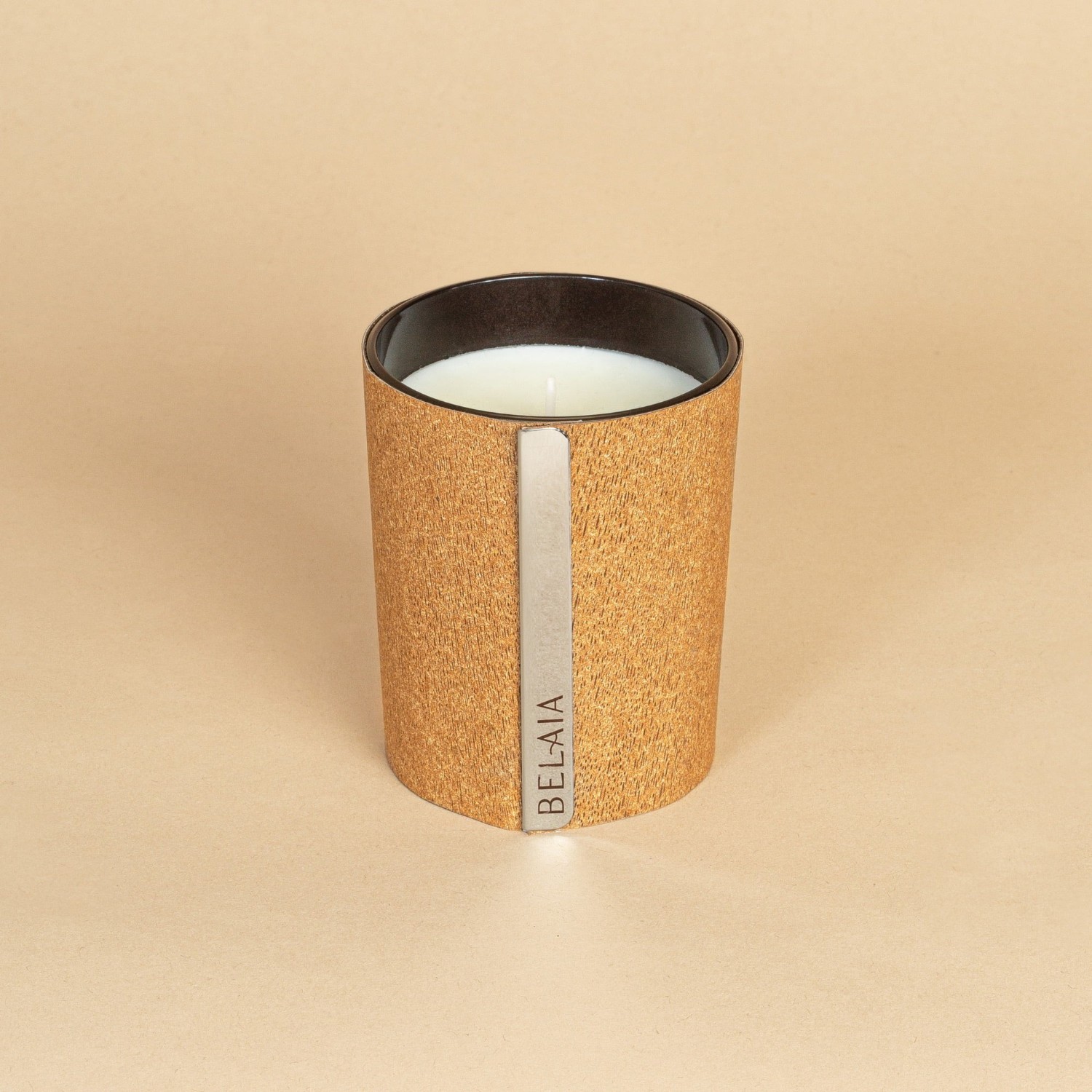 Belaia Fourreau Bois pour bougie 70h