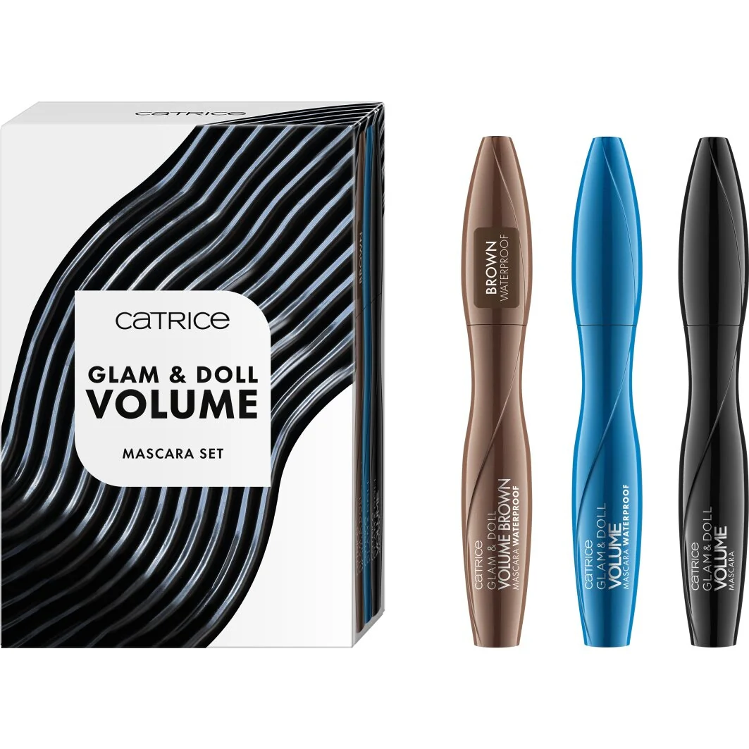Occhi GLAM & DOLL volume mascara set - Cofanetto Make Up, Mascara, Mascara Waterproof