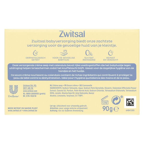Săpun cremă Zwitsal<br>4 x 90g
