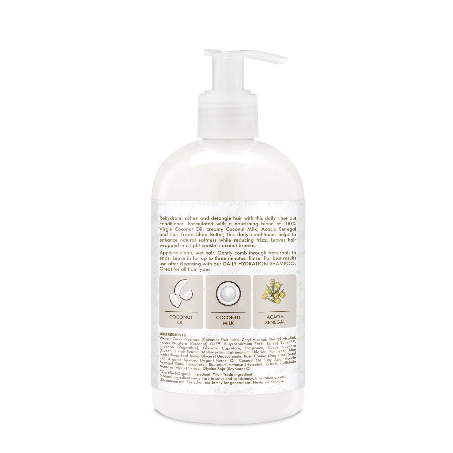 100% Virgin Coconut Oil Daily Hydration Conditioner - Balsamo Idratante Capelli