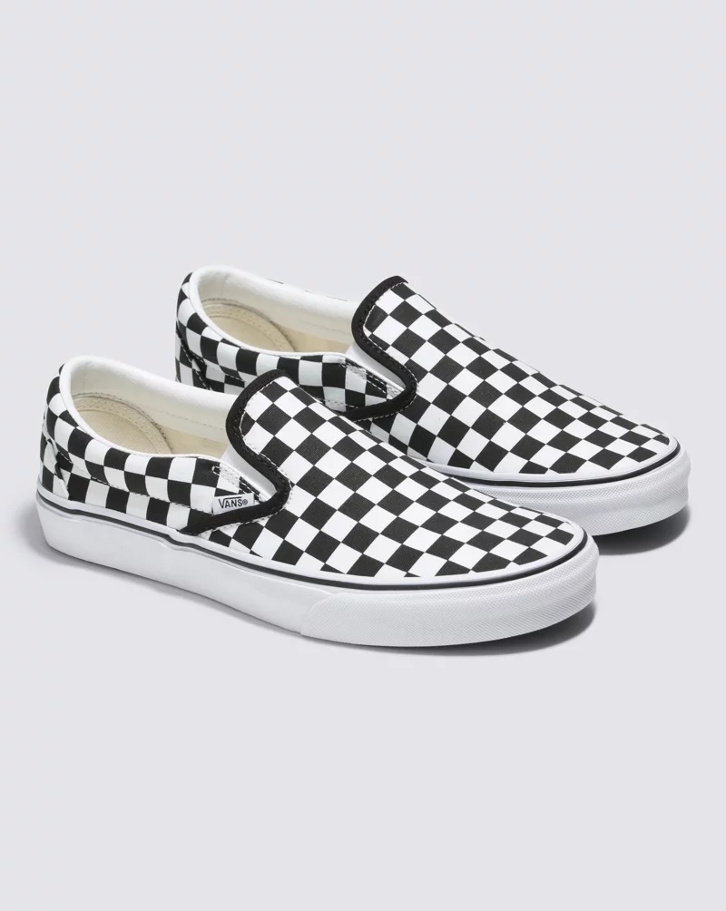 Customs Checkerboard Slip-On Wide