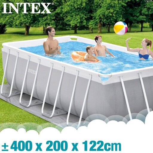 Intex Prism Frame stačiakampis antžeminis baseinas su filtro pompa