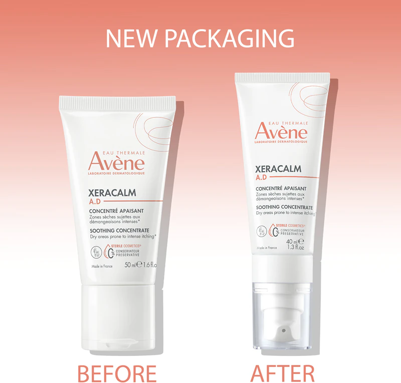 Avène XeraCalm AD Concentrado Calmante: cuidado calmante contra irritações e coceira na pele.