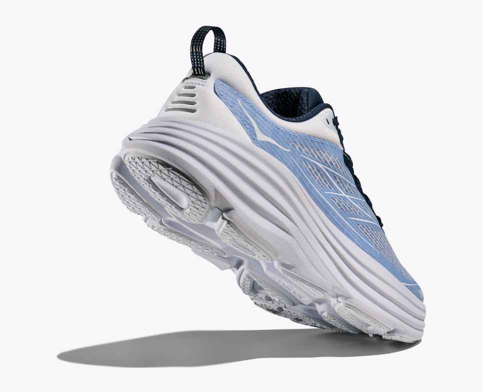 HOKA Stealth/Tech Bondi 8 Hielo marino enjaulado / Ágata uva