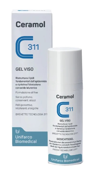 CERAMOL Ceramol 311 Gel reestruturante e hidratante para a pele 50 ml