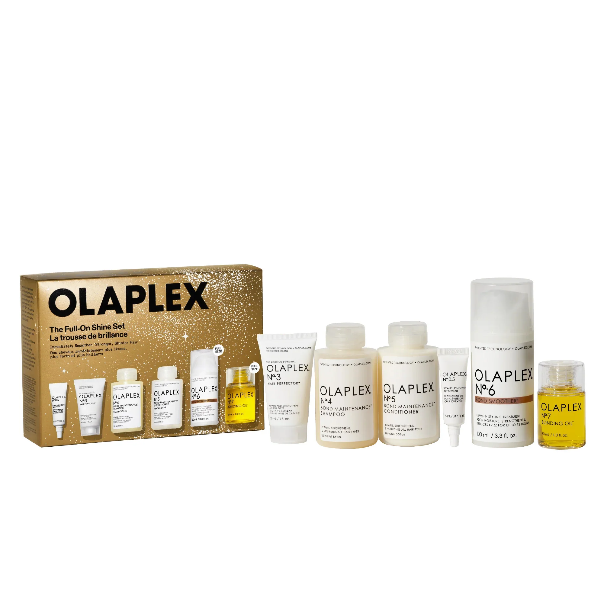 Cura dei Capelli Set Regalo - The Full On Shine - Cofanetti per Capelli, Ristrutturanti & Ricostruttivi