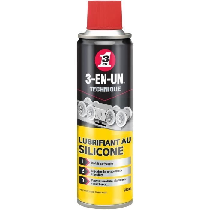 Lubricante de silicona en aerosol 3 en 1 - 250 ml