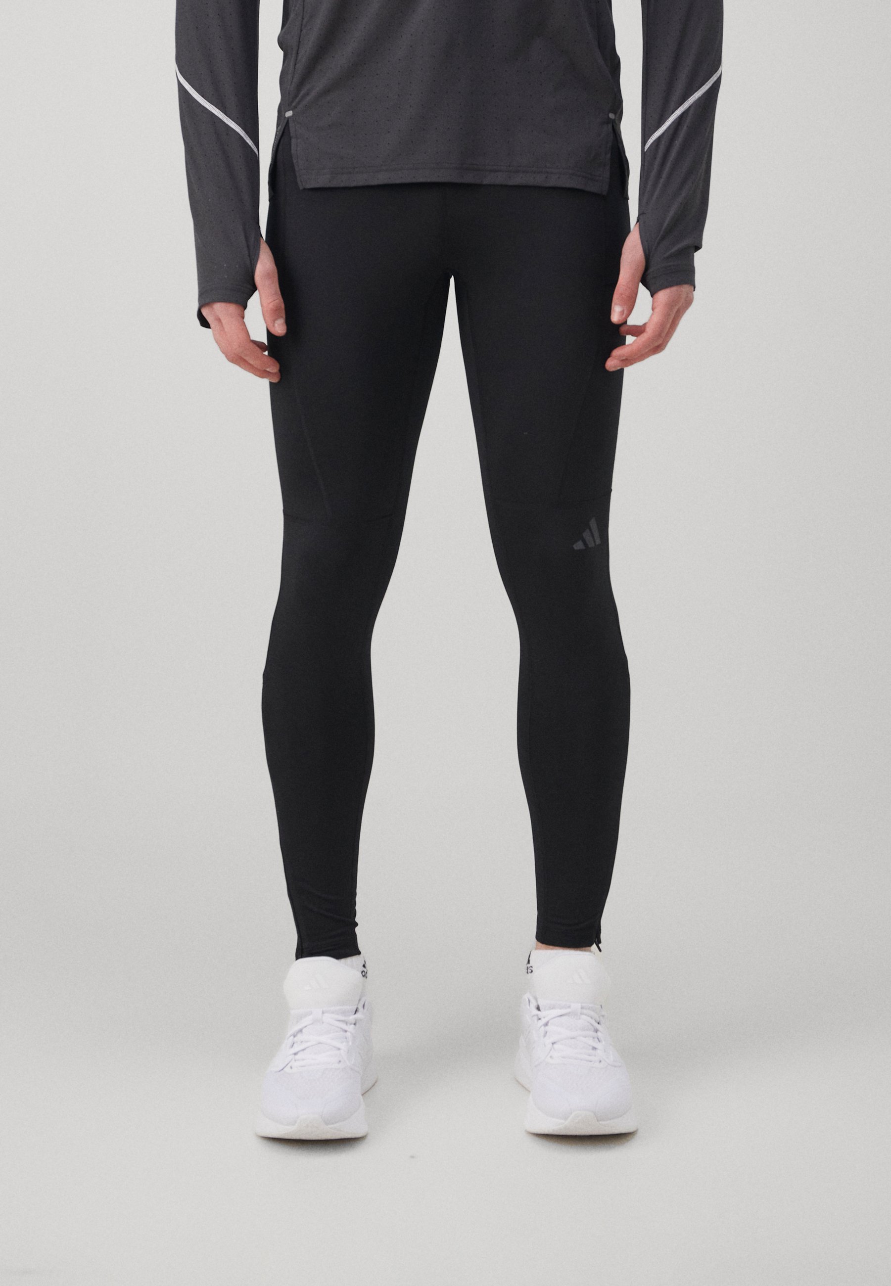 Zimné legíny adidas Performance - čierne