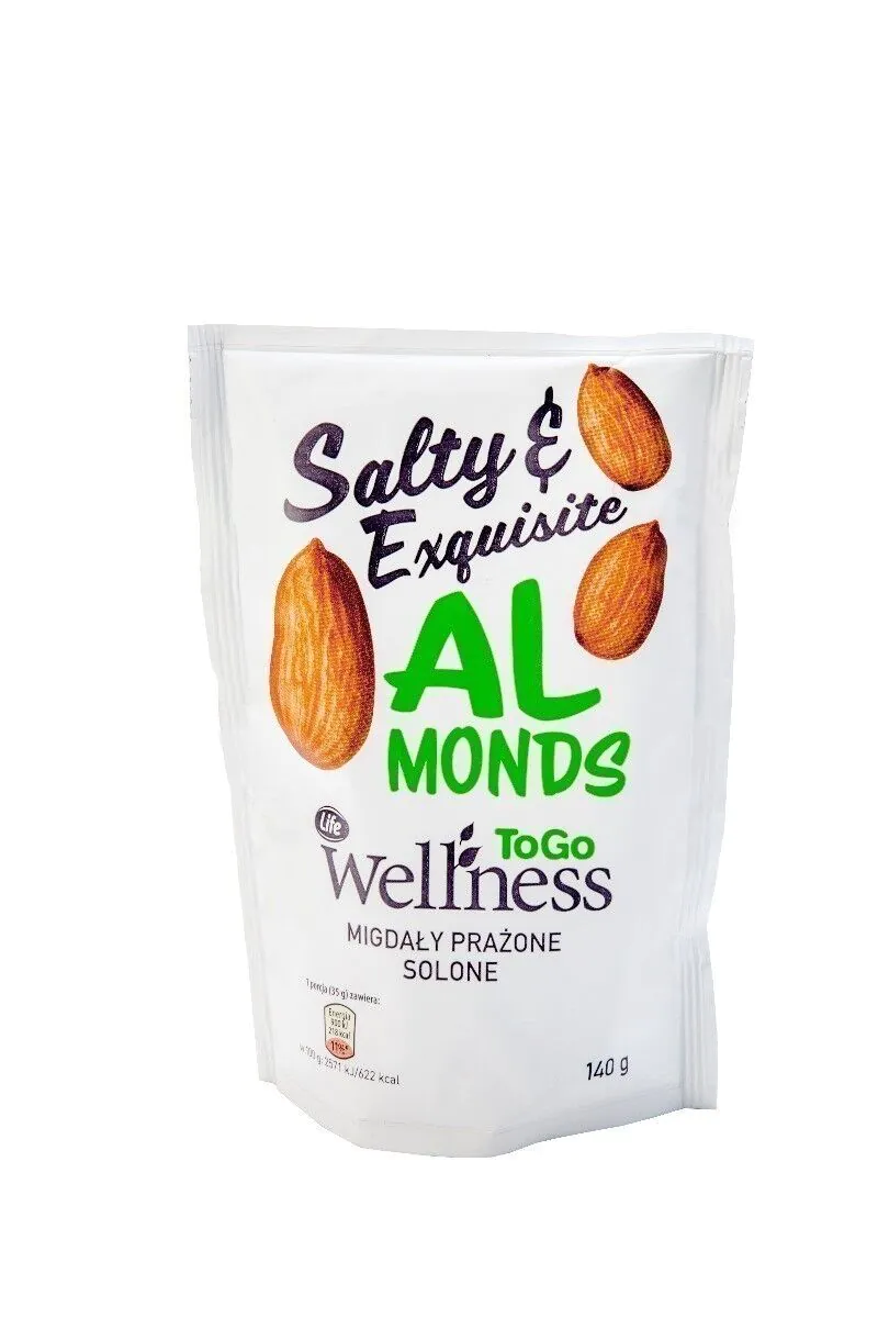 Life Wellness Migdały Prażone Solone