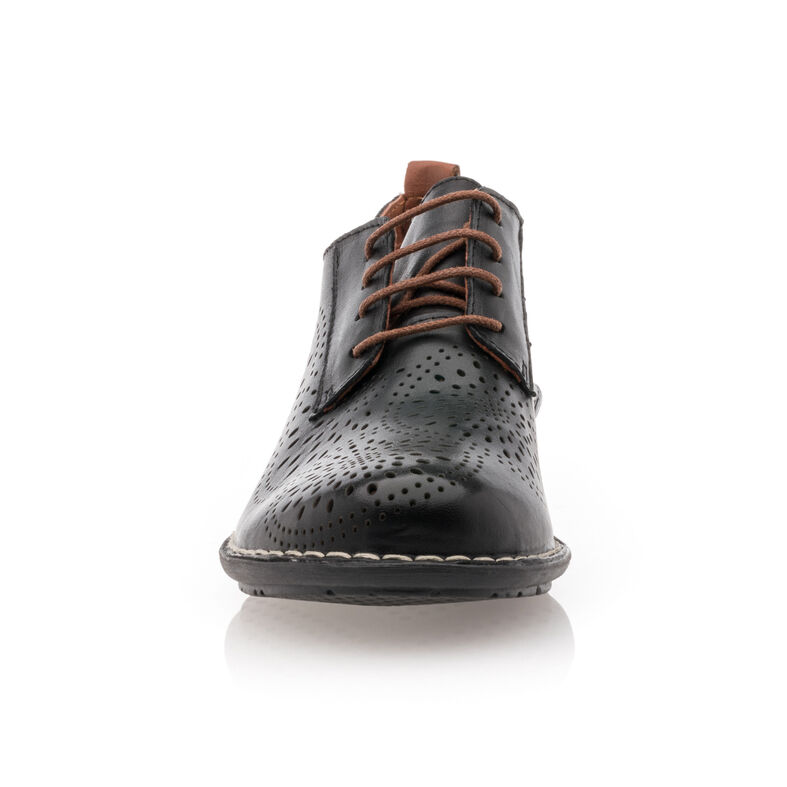 Zapatos de mujer negros con cordones / Zapatos Derby