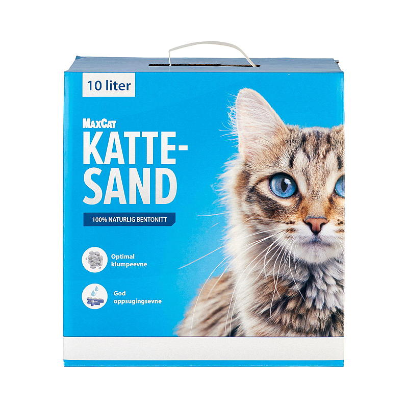 MaxCat kattenbakvulling 10 l wit geurloos MaxCat