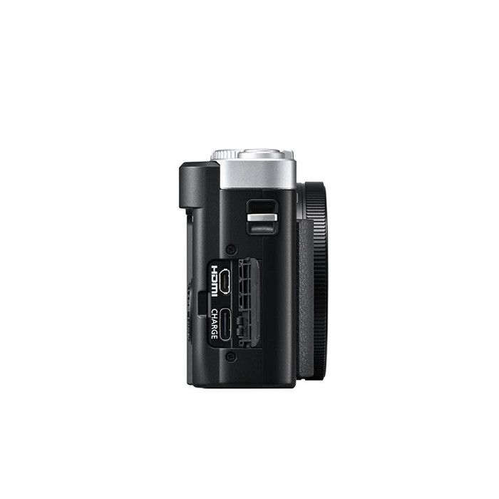Kompakti kamera Panasonicin kompakti kamera apn lumix tz99 hopea