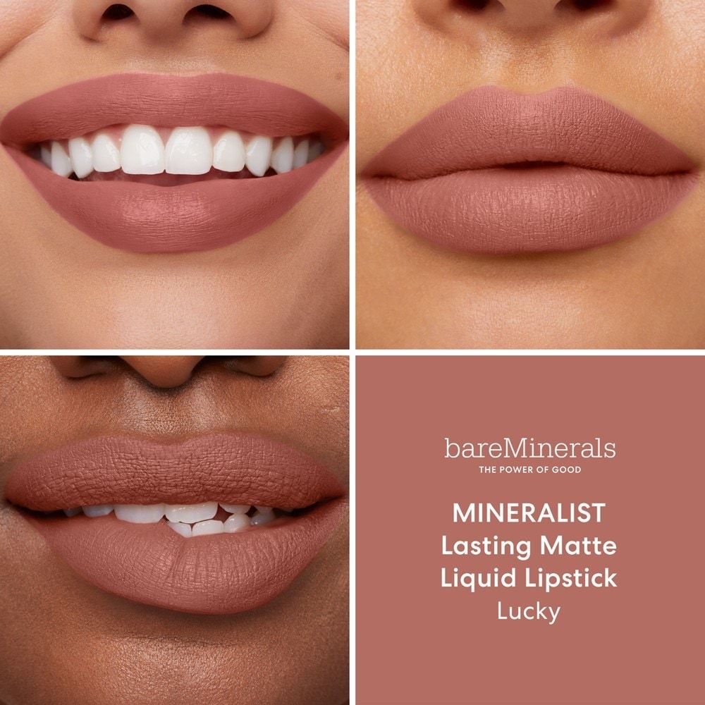 Tekutý rúž bareMinerals Lipstick Mineralist Lasting Matte - 3,7 ml