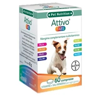 ACTIVE TABS Complément multivitaminé Active Tabs pour chiens 60 comprimés