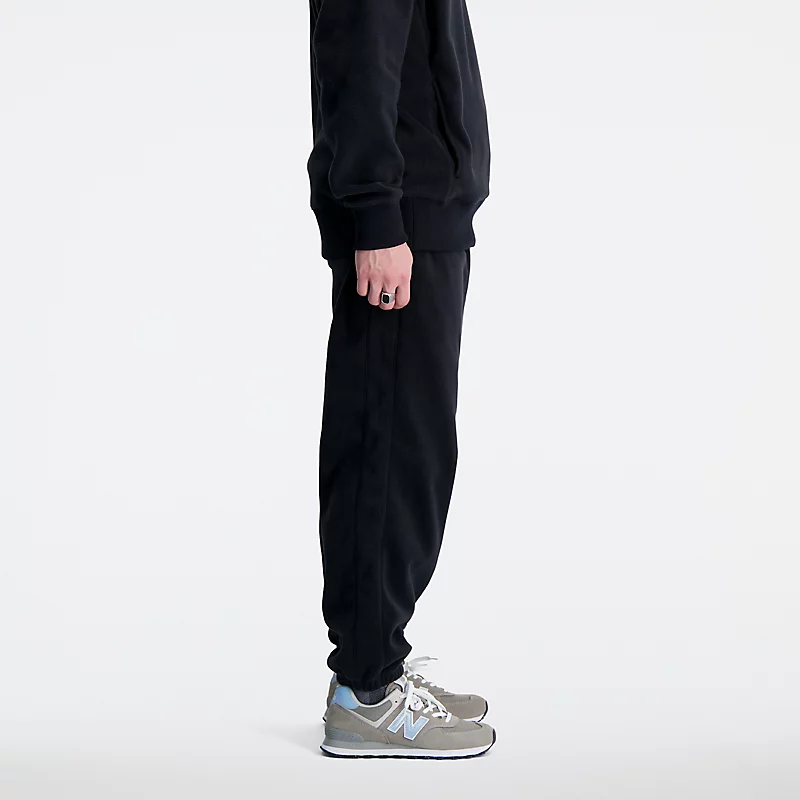 Fleece sportbroek voor heren - Zwart