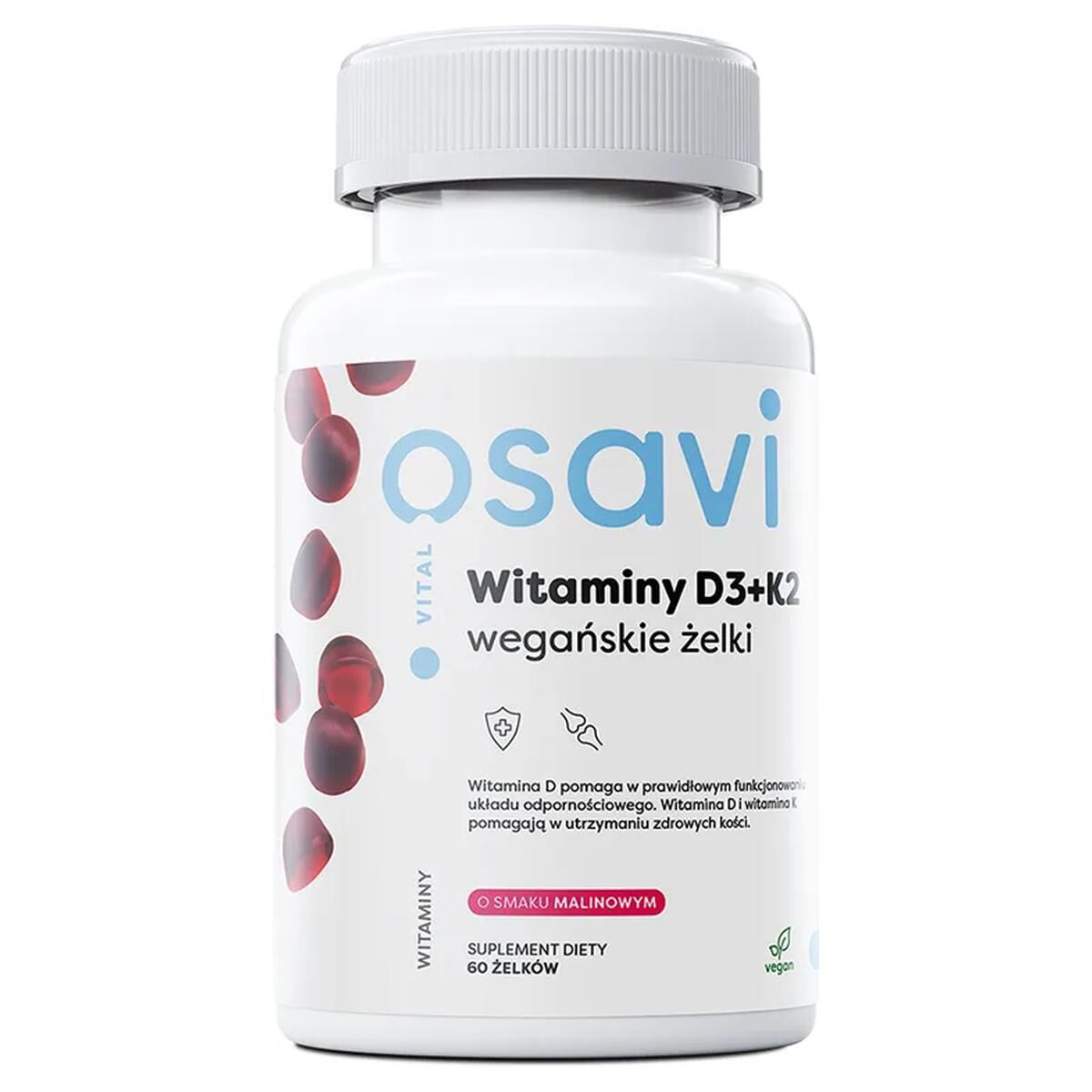Vitaminas D3 + K2 de Osavi