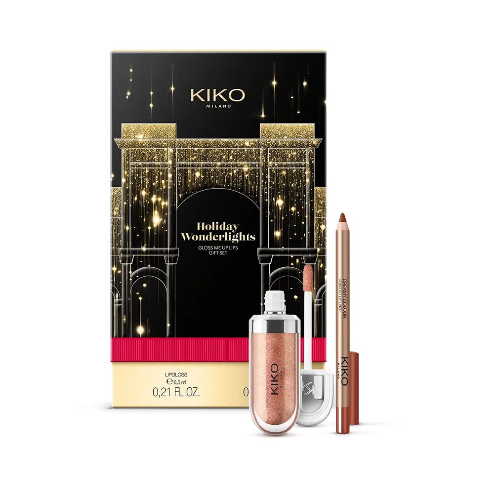 Kiko Milano Holiday Wonderlights Gloss Me Up Lips Gavesett