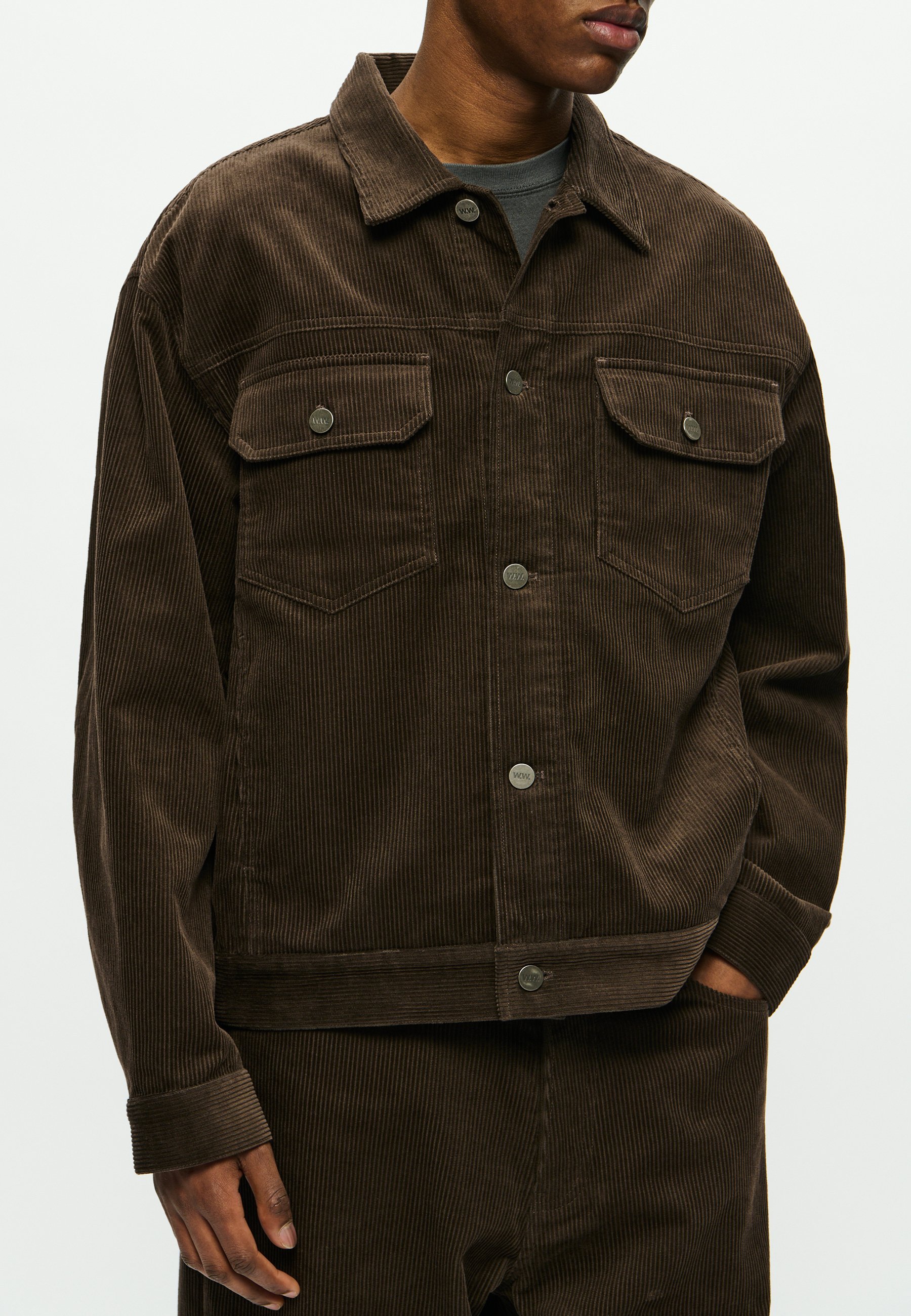 WOOD WOOD WWTYPE 10 CORDON VELOURS - Veste légère - délicieux
