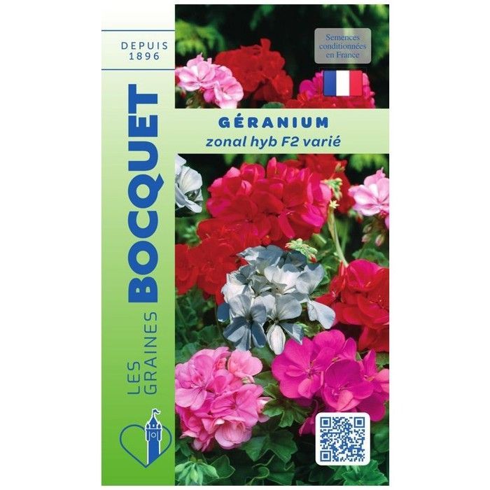 Graine - Semence - Géranium HYB F2 varié
