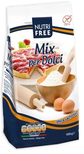 NUTRIFREE Nutri Free Mix Mehlmischung für glutenfreie Kuchen 1 kg