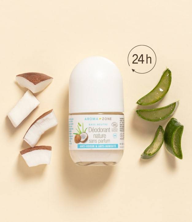 Naturalny, bezzapachowy dezodorant 50 ml • Szklana butelka