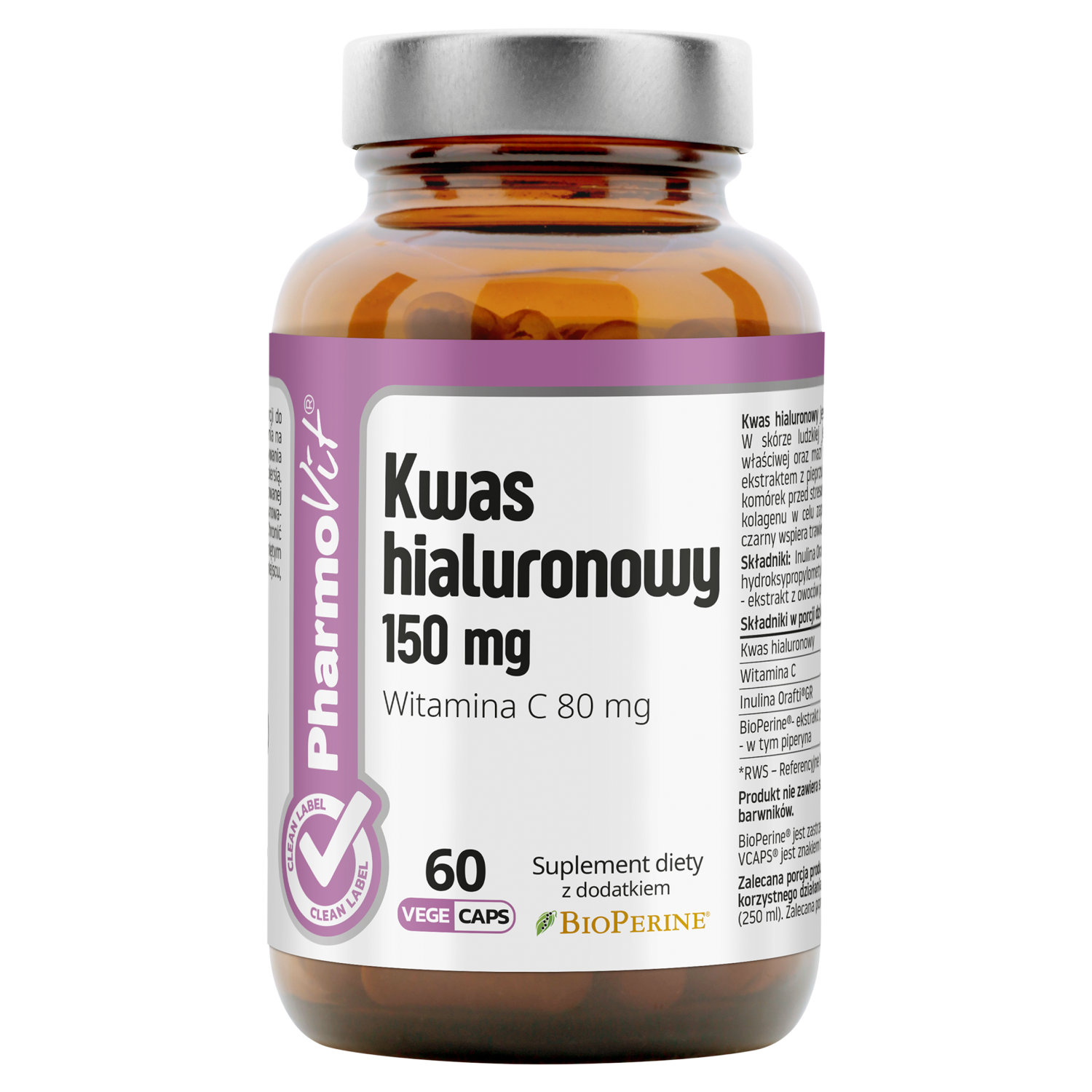 Acide hyaluronique Pharmovit 150 mg