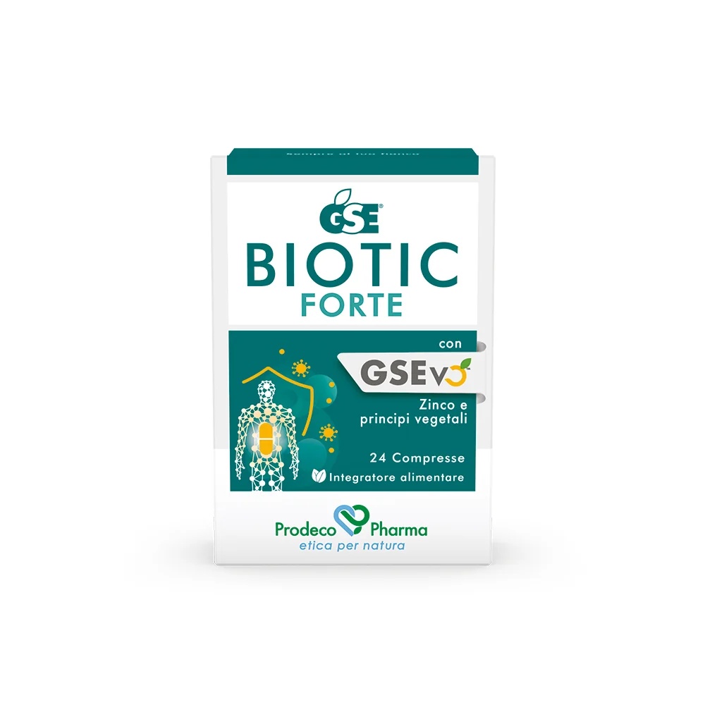 GSE Biotic Forte 24 tabletten ondersteunen het fysiologische evenwicht.