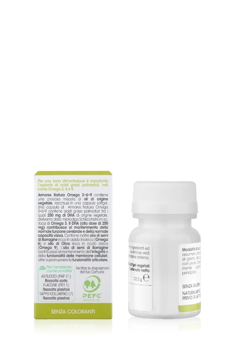 ARMORES NATURA Armores Natura Omega 3-6-9 voedingssupplement 30 plantaardige zachte capsules Essentiële vetzuren