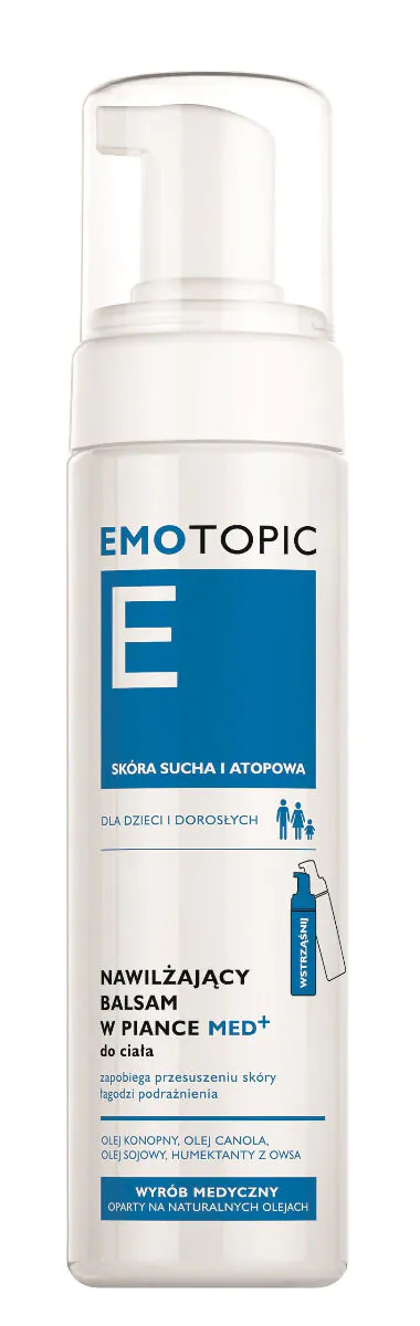 Emotopic Nawilżający balsam w piance do ciała