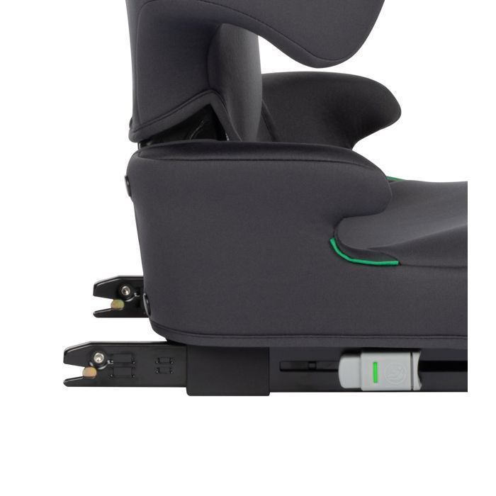BEBECONFORT Hera i-Fix i-Size Booster Car Seat, 3.5-12 years, 100-150cm, ISOFIX, 14 Headrest Positions, Mineral Graphite