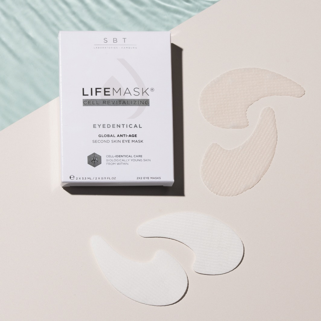 SBT paakių kaukė Celldentical LifeMask Cell Revitalizing Eyedentical Second Skin paakių kaukė - 3,3 ml