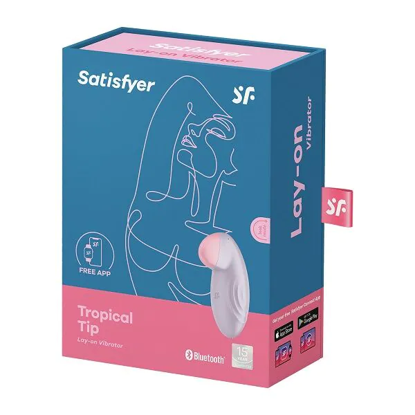 Satisfyer Masażer Tropical Tip Lilac uka