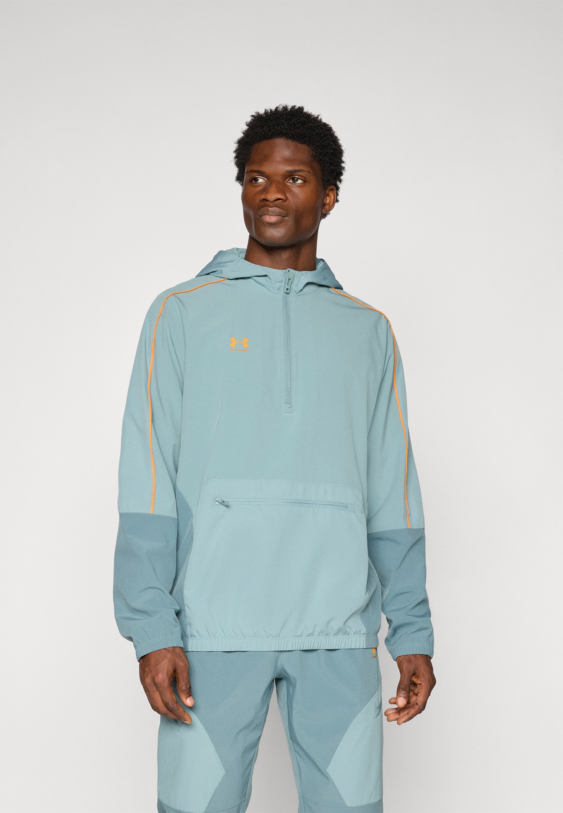 Giacca da riscaldamento Under Armour CHALLENGER - Giacca da esterno - blu diaspro/arancione squadra