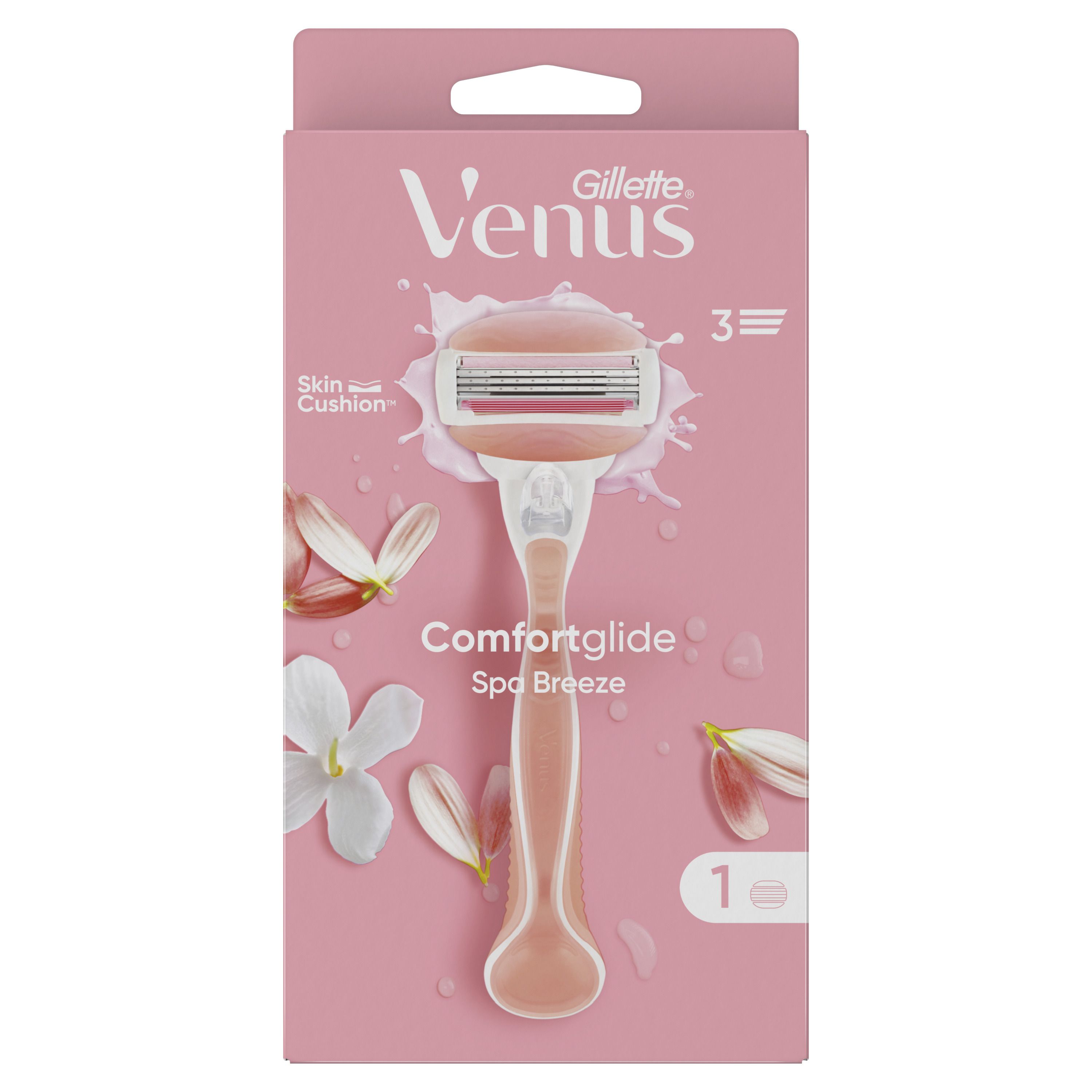 Moteriškas skustuvas „Venus Spa Breeze“ Moteriški skustuvo peiliukai
