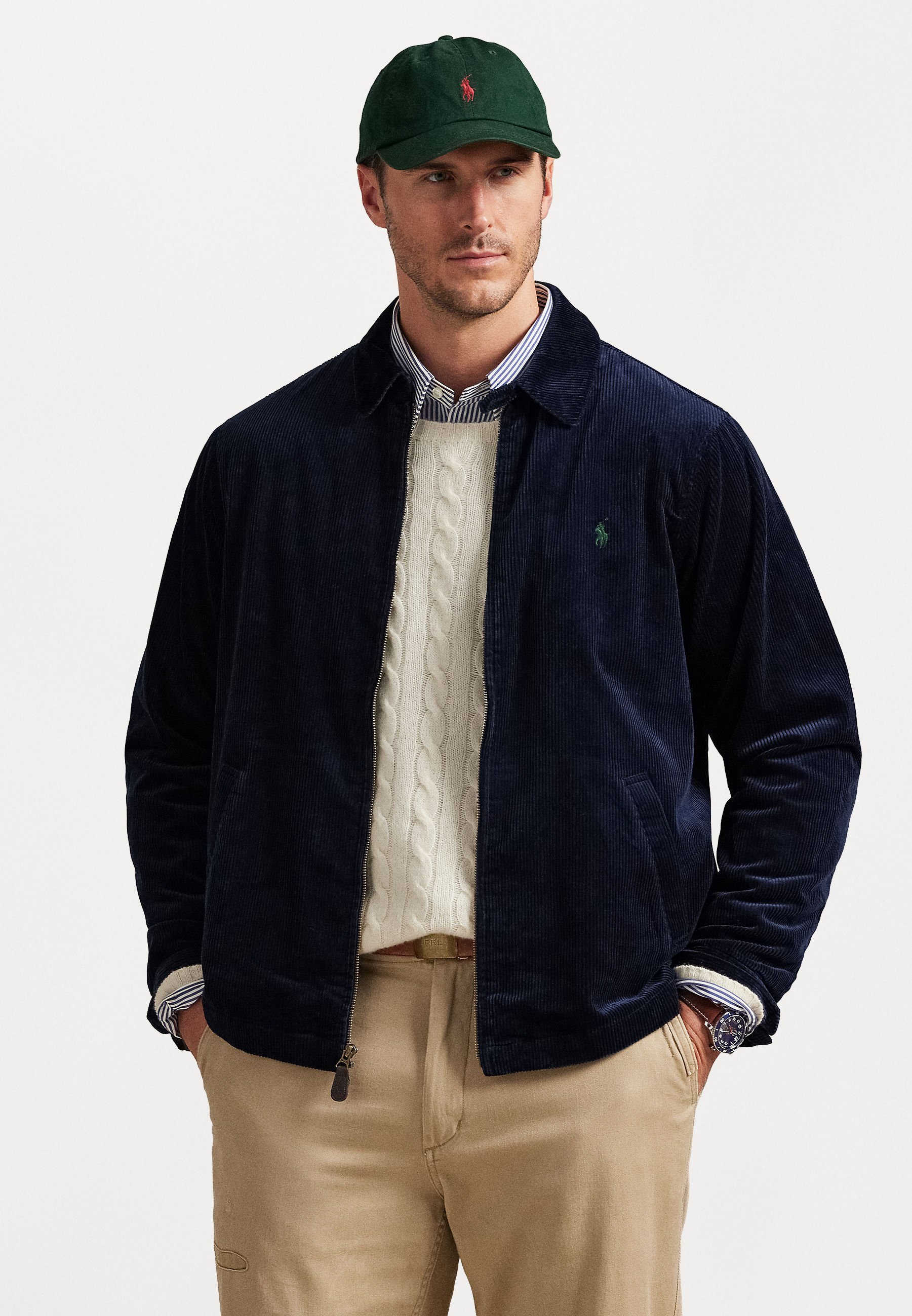 Giacca in velluto a coste Wynton di Polo Ralph Lauren Big & Tall - Giacca leggera - blu navy