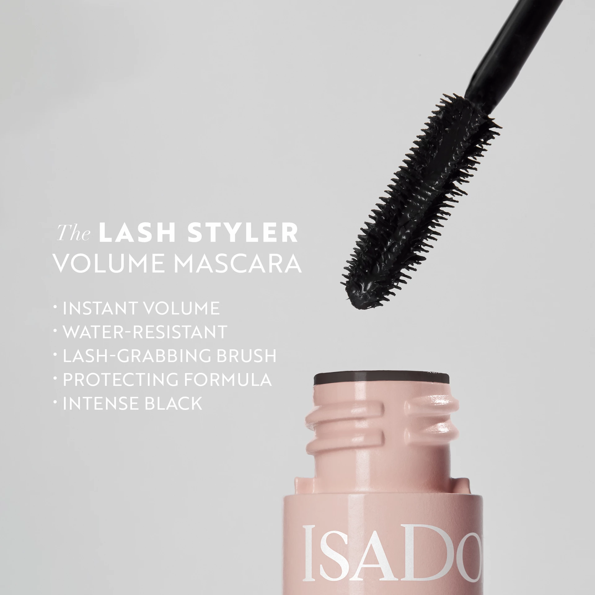 Maskara za volumen trepavica crna - Isadora