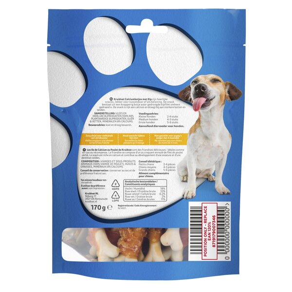 Kruidvat Calcium Bone Hühnchen Hundeleckerli<br>170g