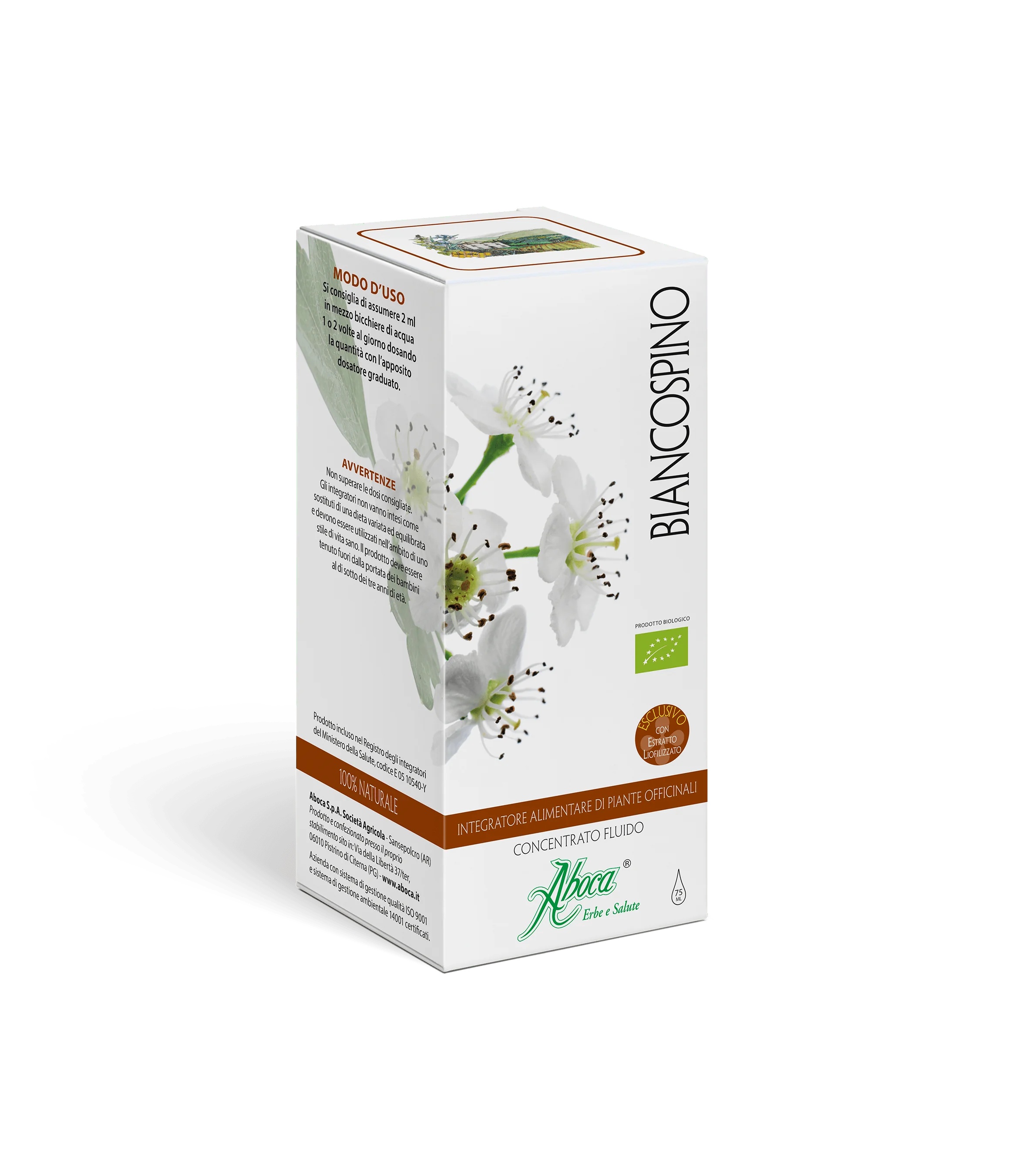 ABOCA Aboca Biancospino Geconcentreerde vloeistof 75 ml Ontspannend voedingssupplement