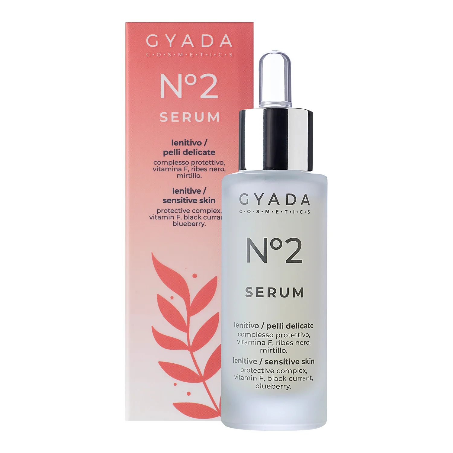 Face Serum Siero Viso N. 2  - Lenitivo / Pelli Delicate - Siero viso  lenitivo