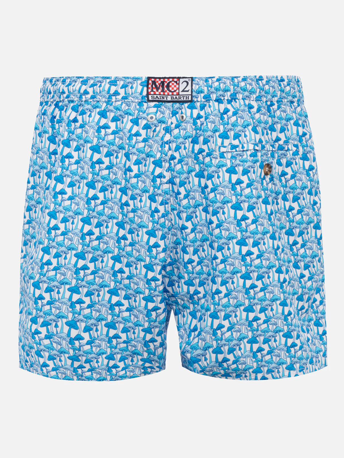 Leichte Badehose für Herren mit Pilzmuster
