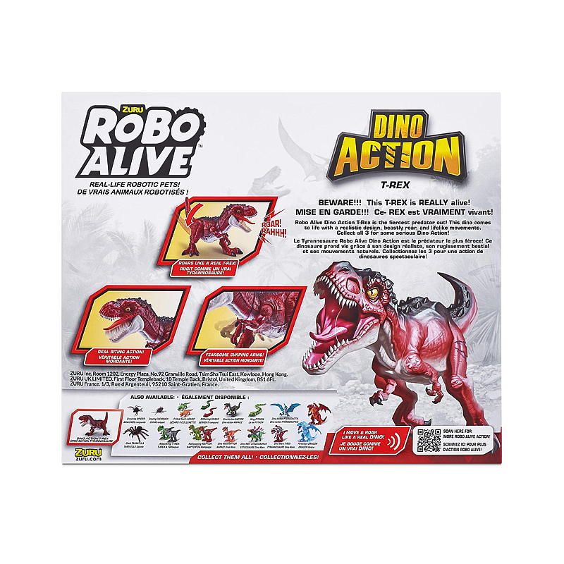 Robo Alive Dino Toiminta T-rex, Robo Alive