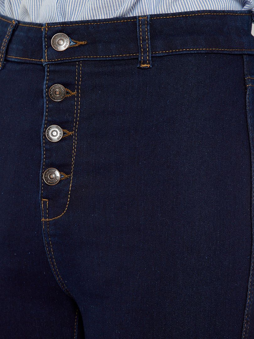 Calça jeans skinny com efeito modelador - AZUL