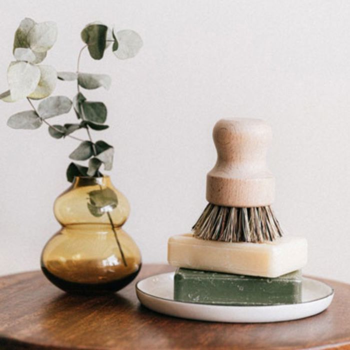 FSC-certified fiber pot brush