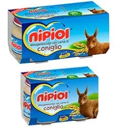 NIPIOL Nipiol Homogenisiertes Kaninchenfleisch 120 g x 2 Stück