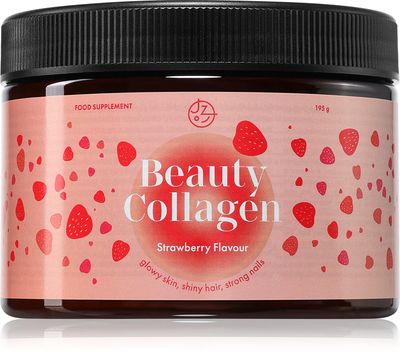 We Eat Healthy Premium Collagen com Ácido Hialurônico, Vitamina C e 8 Ingredientes para Cabelos, Unhas e Pele Bonitos (Sabor Morango) ???? Suplemento Alimentar de Colágeno com Ácido Hialurônico
