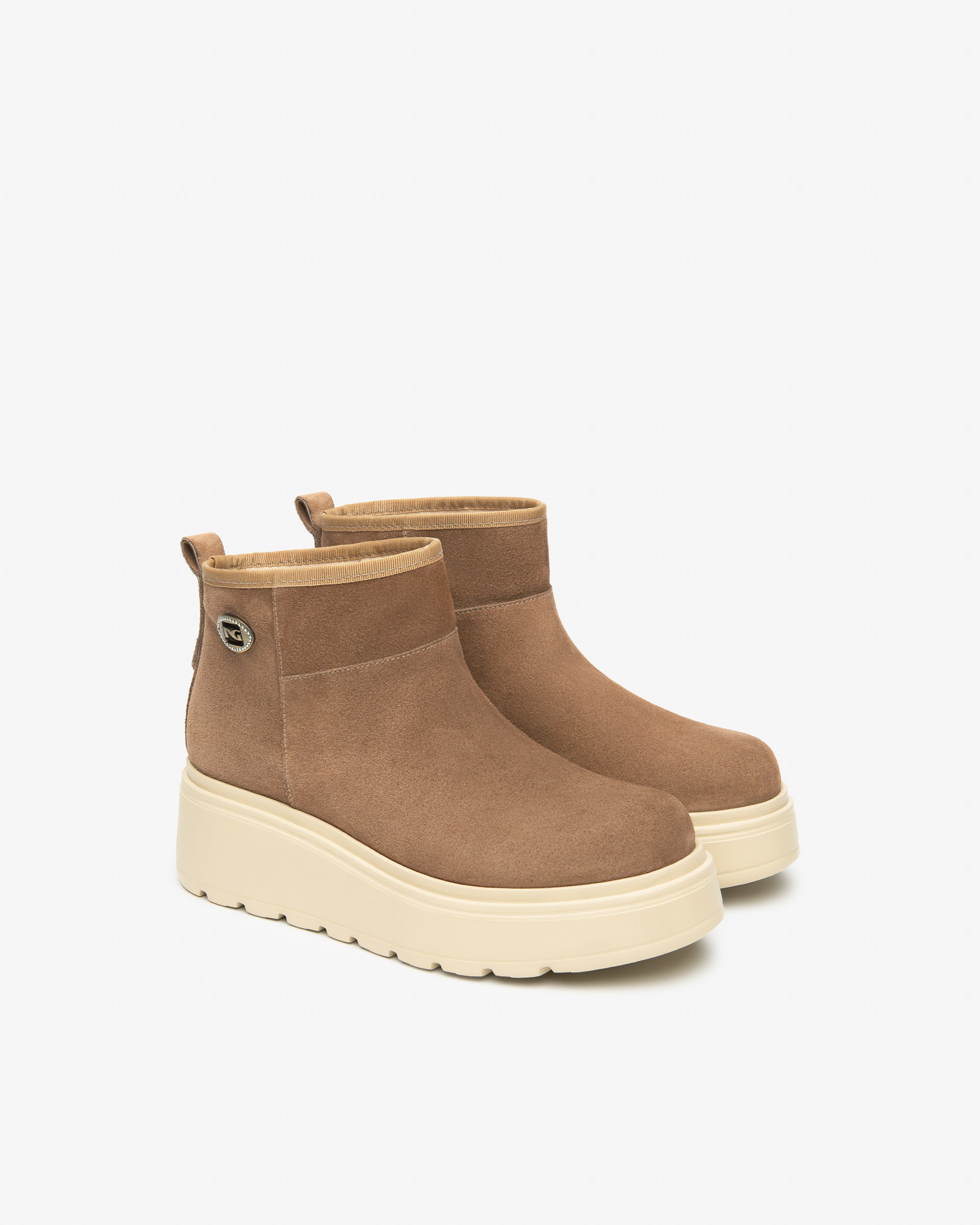  Damen-Wildlederstiefeletten
