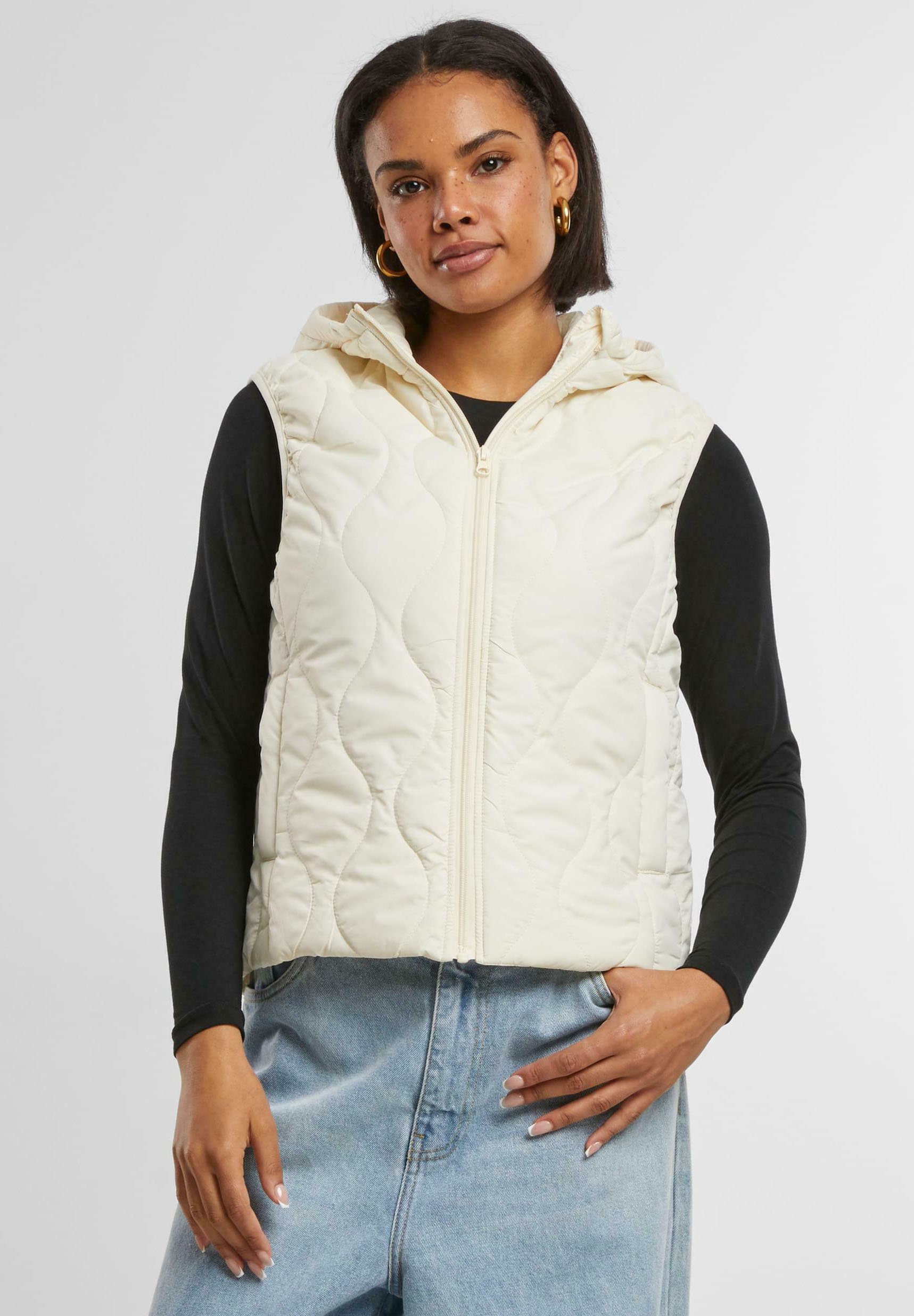 Urban Classics SUPER PUFFER - Gilet - sabbia bianca