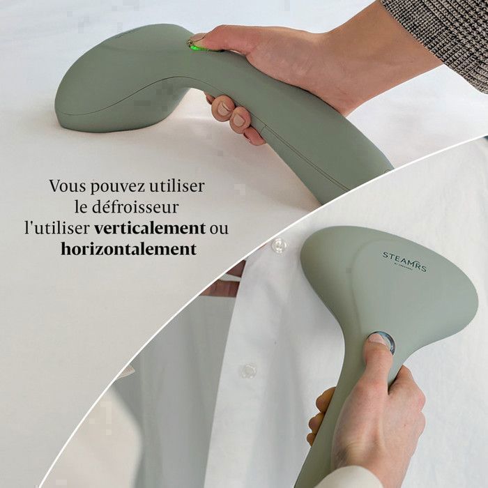STEAMRS - Powerful Luxury Garment Steamer - Handheld Garment Steamer - Green