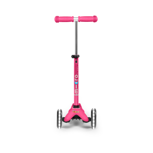  Mini trottinette Micro Deluxe rose à LED